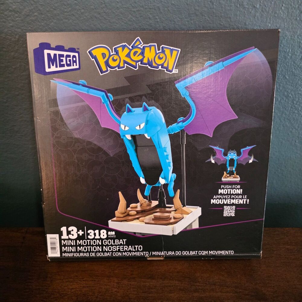 MEGA Pokémon Mini Motion Golbat *NEW & SEALED*